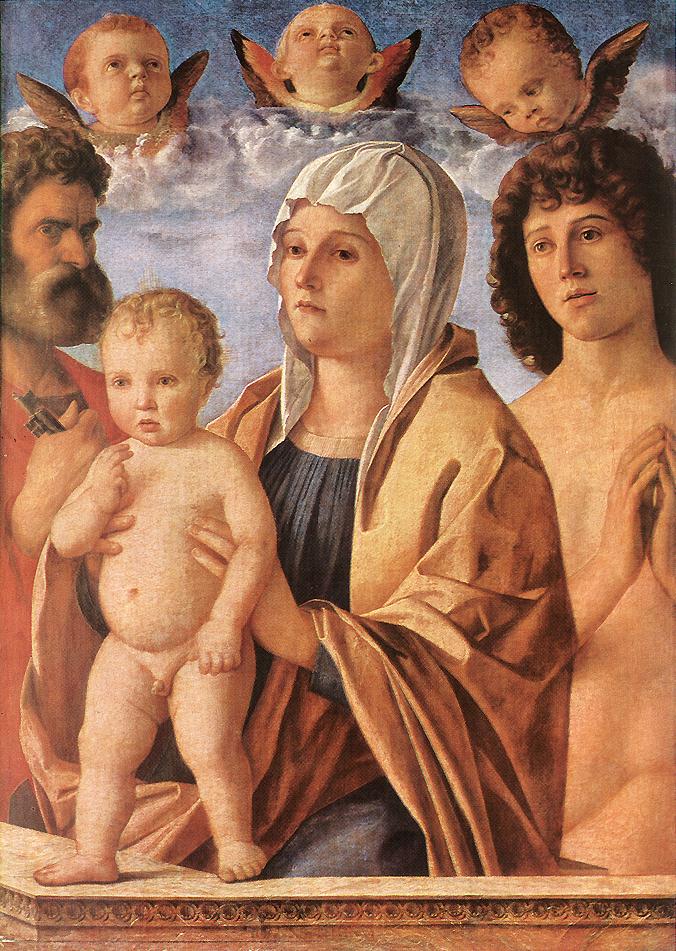 Madonna with Child and Sts. Peter and Sebastian fgf